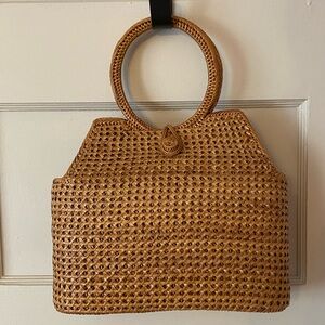 Rattan clutch